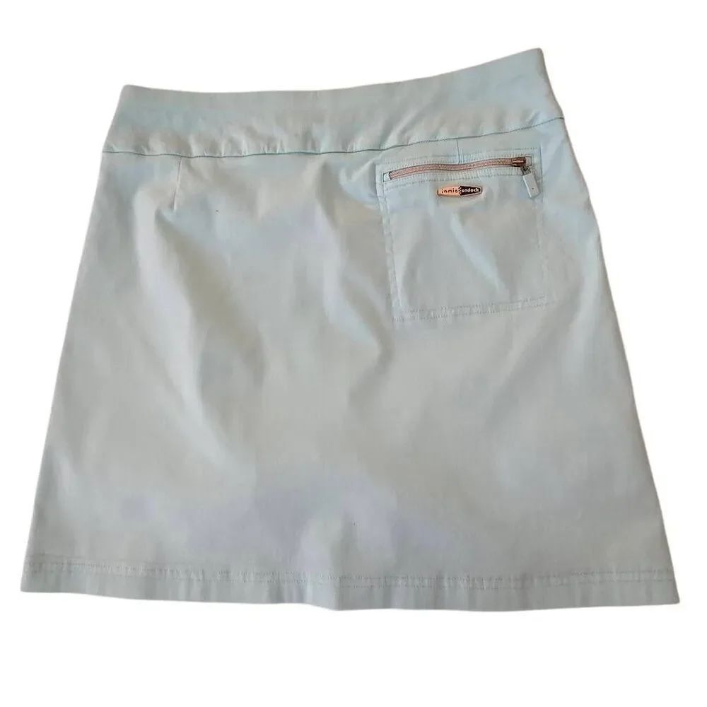 Jamie Sadock Womens Lightweight Pull On Stretch Athletic Golf Skort Aqua Size 8 - Picture 4 of 11